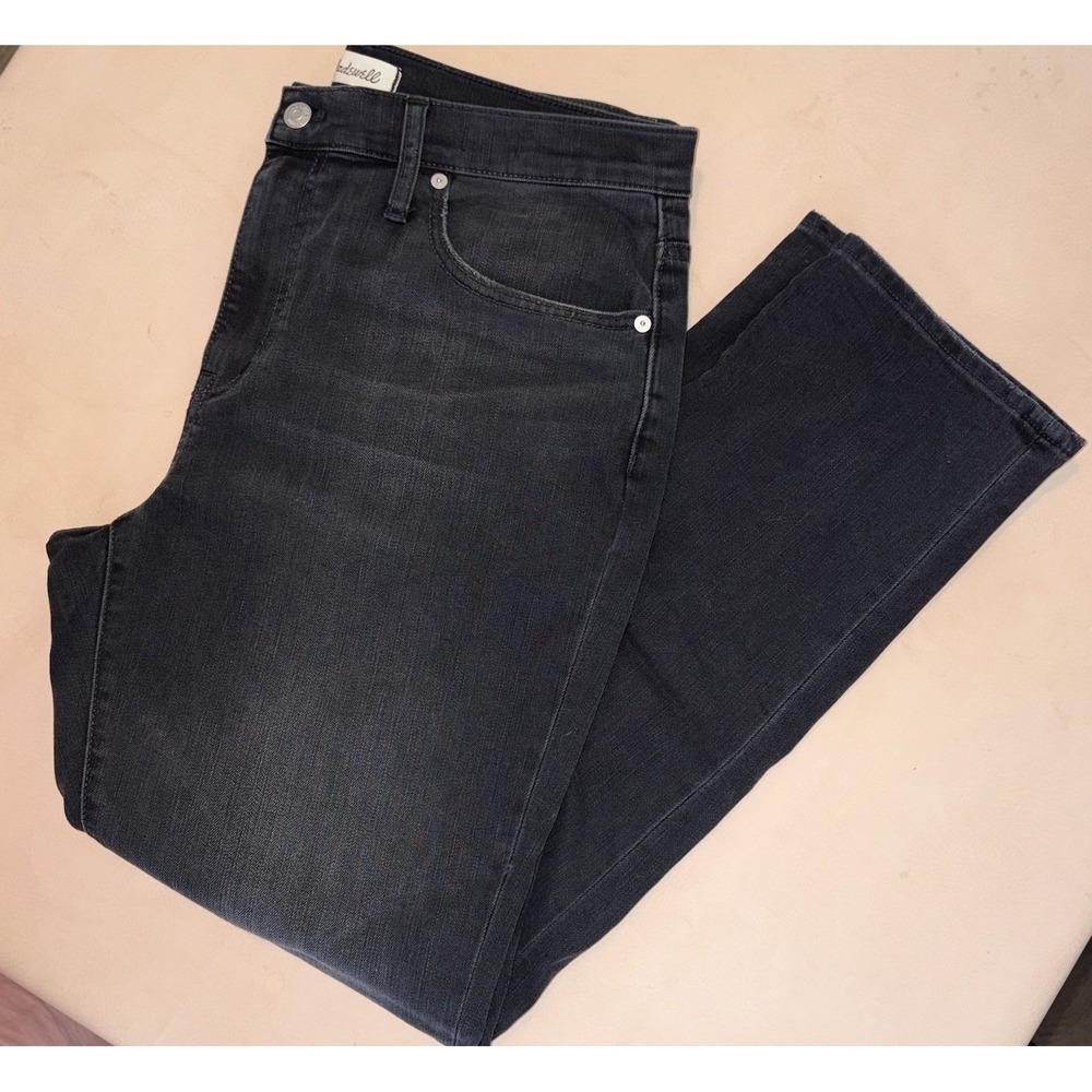 Madewell Slim Boy Jean Black Denim Pants Women 31